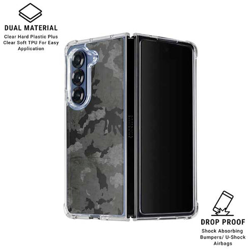 Digital Camo Galaxy Z Fold6 Clear Case